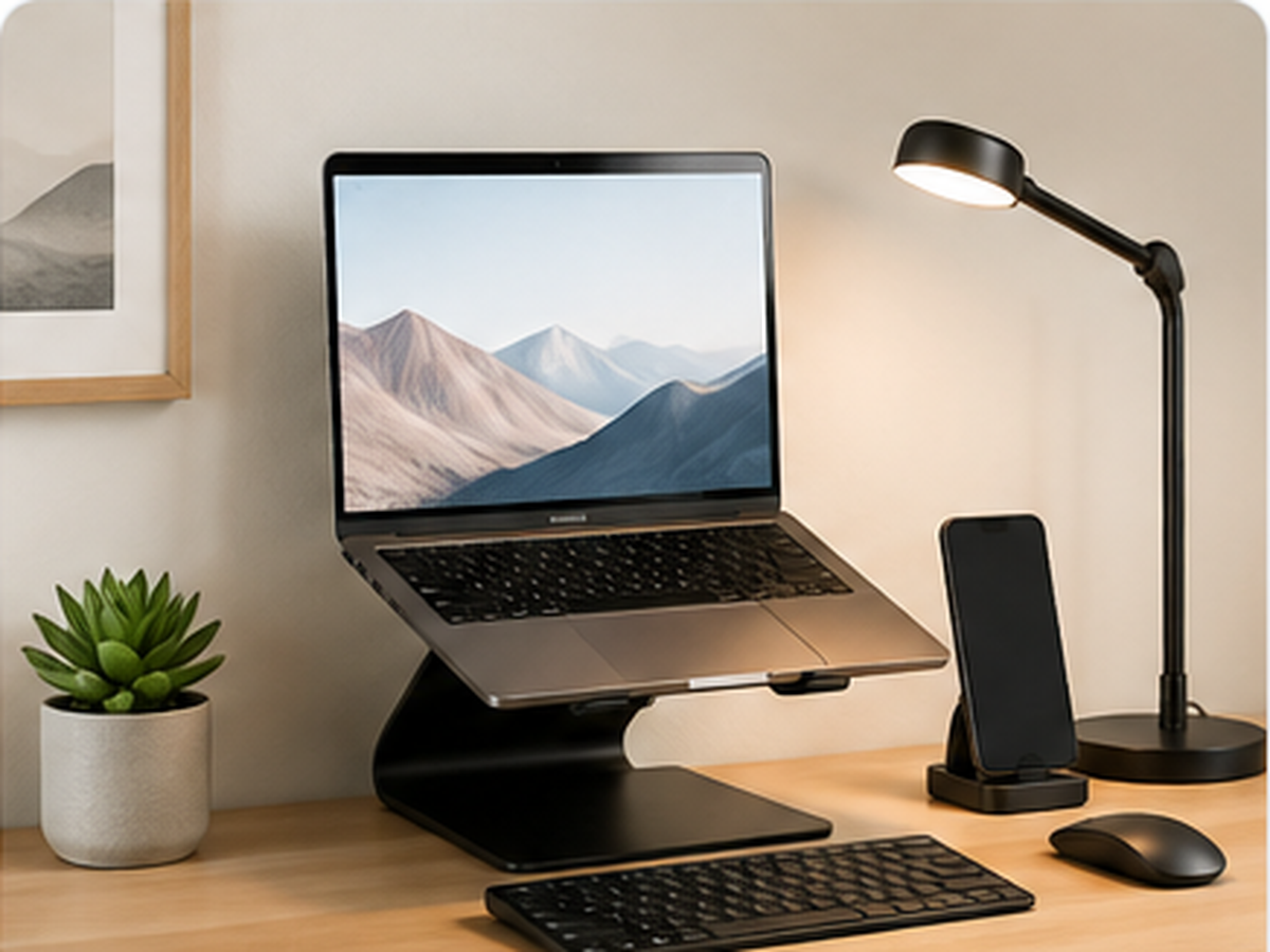 office desk setup